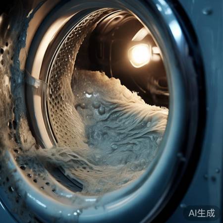 洗衣机需定期清洗，保衣物洁净健