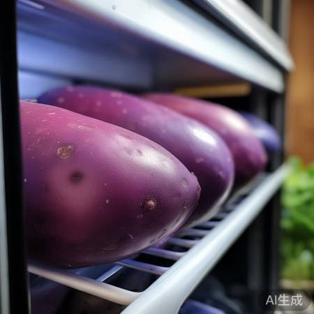 紫薯保鲜：新鲜冰箱储藏约1-2