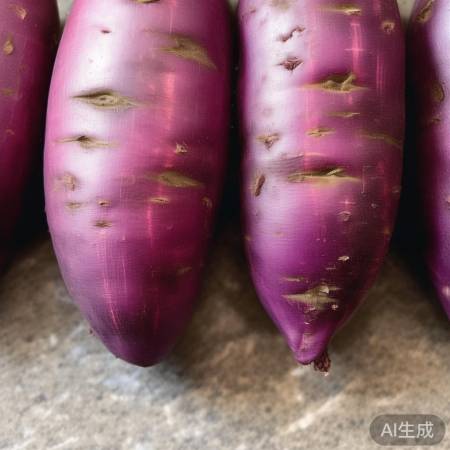 紫薯表皮光滑即新鲜