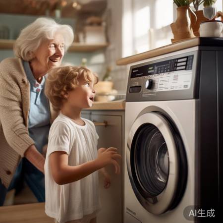 西门子洗衣机，操作简便，智能预