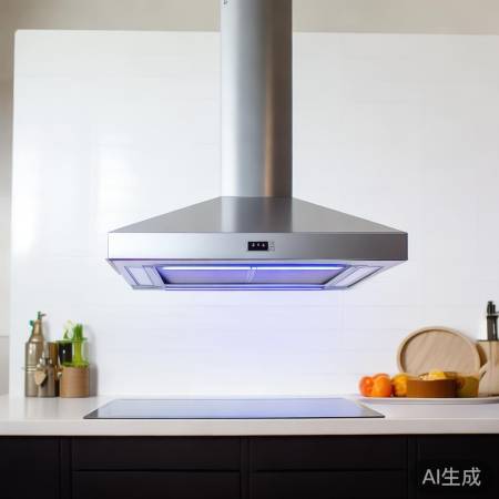 华帝6049简约银烟机，家居亮