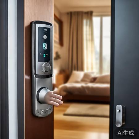 指纹锁便捷开锁，省时省力