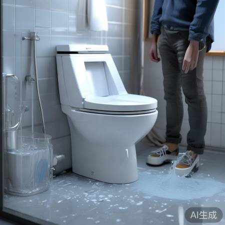 检查水压，手动冲水测试