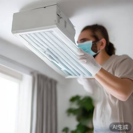 空调滤网常清洗，勤洗手防感冒