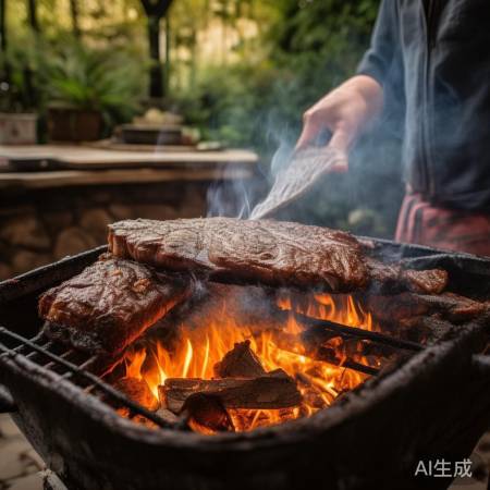 慢烤香肉，焦香四溢