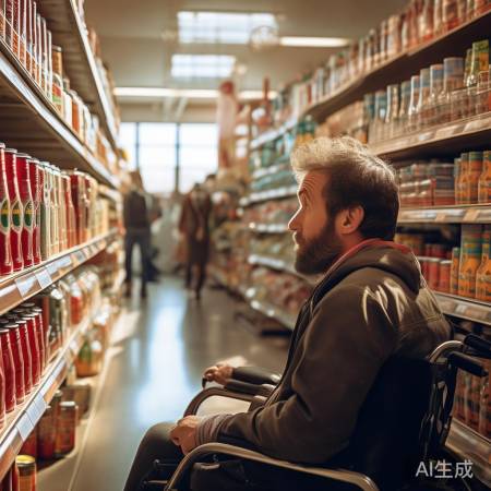 残障人士渴望可乐