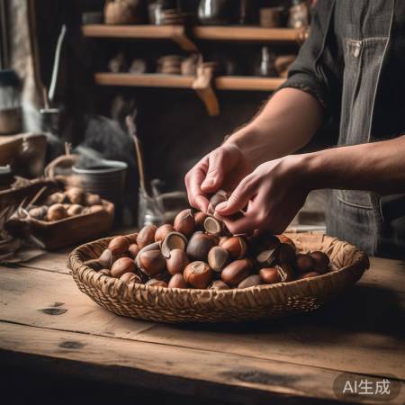 “阴凉晾干生板栗，易剥口感佳”