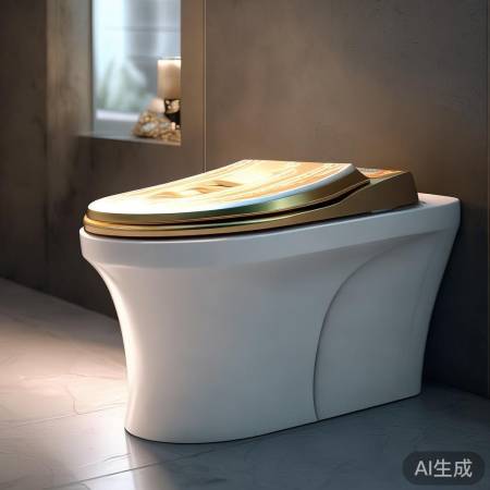 法尼尼马桶：抗菌耐用，多种冲洗