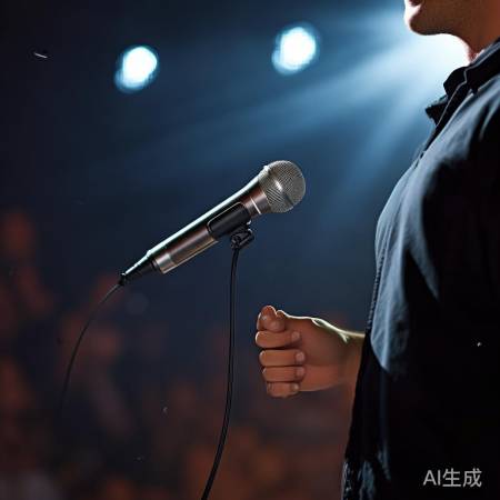 挑选麦克风，试听音质。