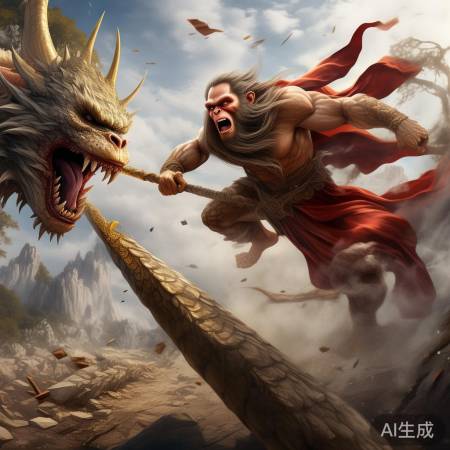 孙悟空勇斗妖魔，激励人心