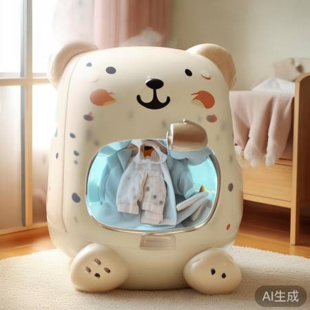 婴儿烘干消毒小熊神器