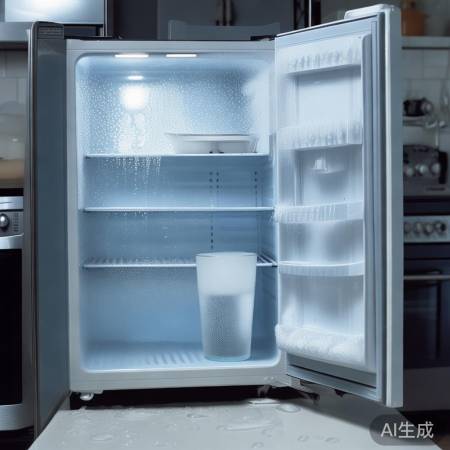 冰箱热水速冷湿，影响保鲜。