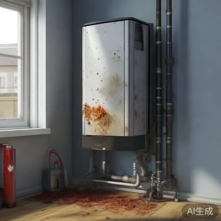 壁挂炉爆炸，燃气泄漏引。