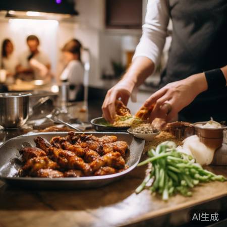 鸡翅腌制，生活多彩