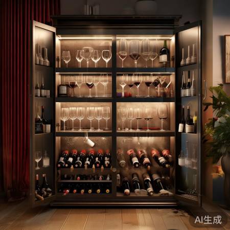 酒柜点缀,浪漫添情