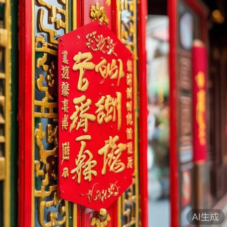 春联门面，喜庆过大年