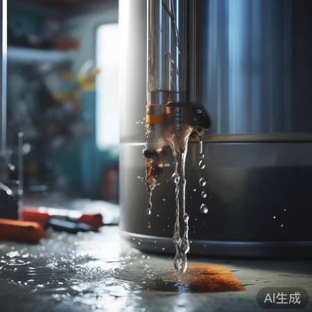 热水器管道破裂漏水