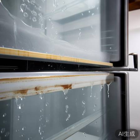 冰箱胶圈老化漏水
