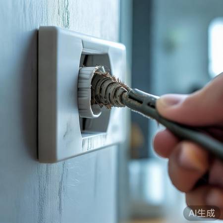检查电源线，及时更换