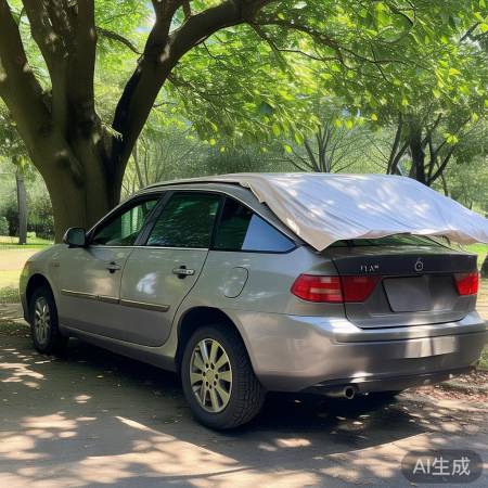 停车选阴凉，遮阳板或车衣