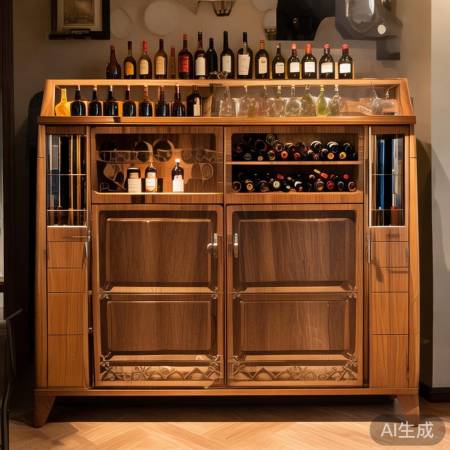 酒柜色彩协调搭配