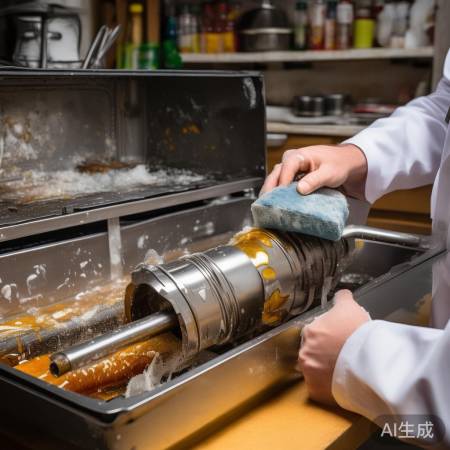 清洁油烟机涡轮叶片