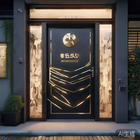 剑峰门道防盗门，安全之选