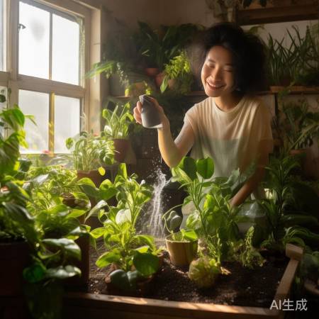 呵护花草，温暖成长