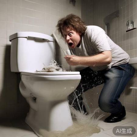 轻柔冲水，勿当喷泉