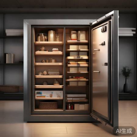 多层隔板，防尘防潮保险柜