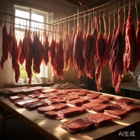 肉干蜕变过程