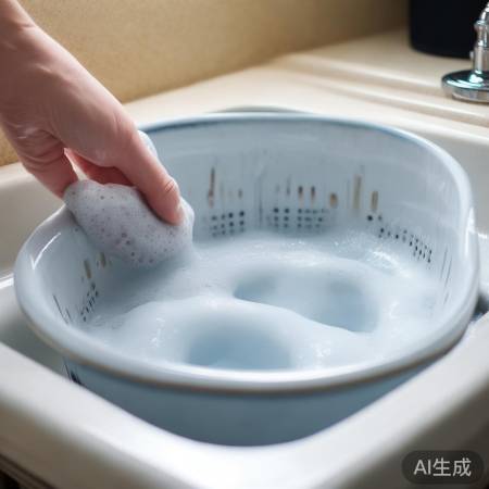 清洗碗篮，不留死角