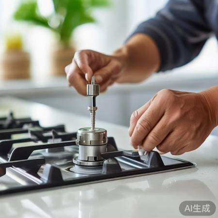 “清洁燃气灶,安全点火,调整位