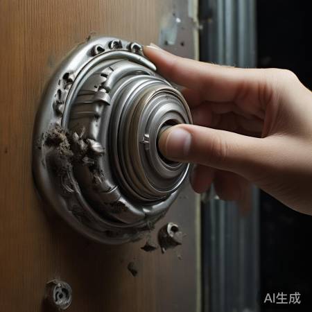 检查把手杂物及凸起