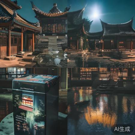 悬空寺冰箱贴，诗意宁静生活