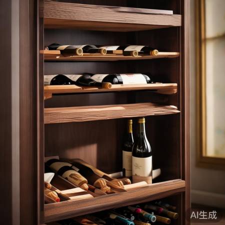 酒柜隔板调适,酒瓶站立舒适
