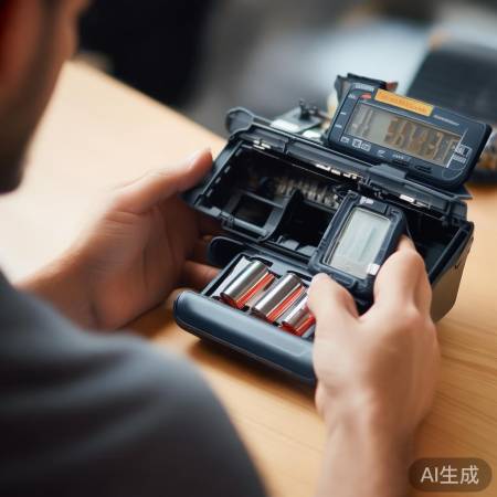 电池电压低,及时更换别装反