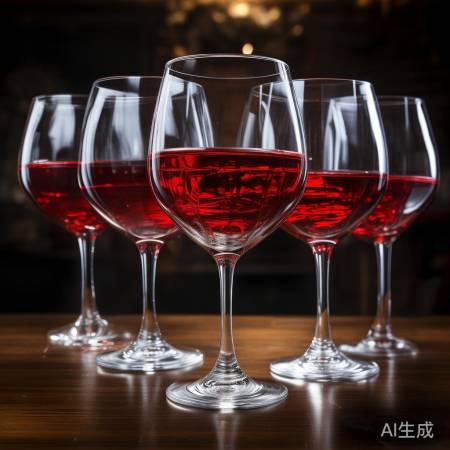 红酒杯摆放技巧